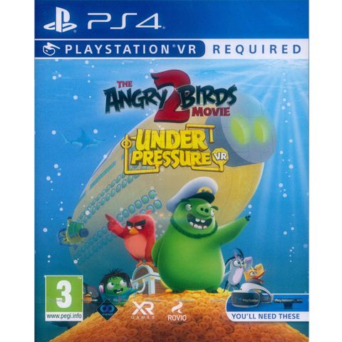 PS4《憤怒鳥玩電影2 抗壓 The Angry Birds Movie 2 VR: Under Pressure》中英日文歐版 (PSVR專用)
