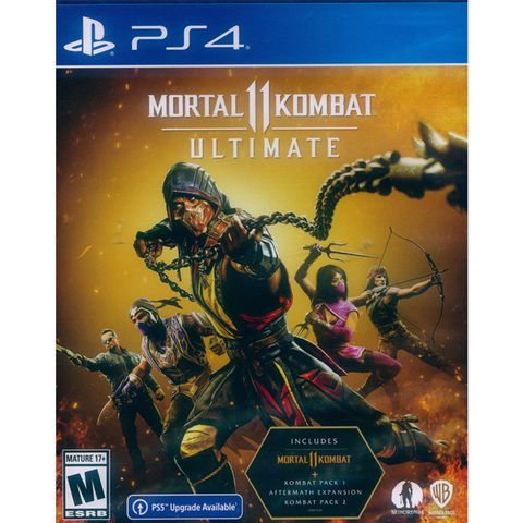 PlayStation PS4《真人快打 11 終極版 Mortal Kombat 11 Ultimate》中英文美版 支援升級PS5