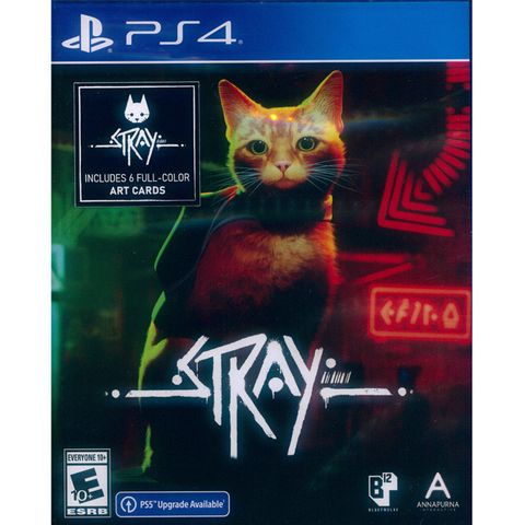 PlayStation PS4《浪貓 Stray》中英日文美版 可免費升級PS5版本