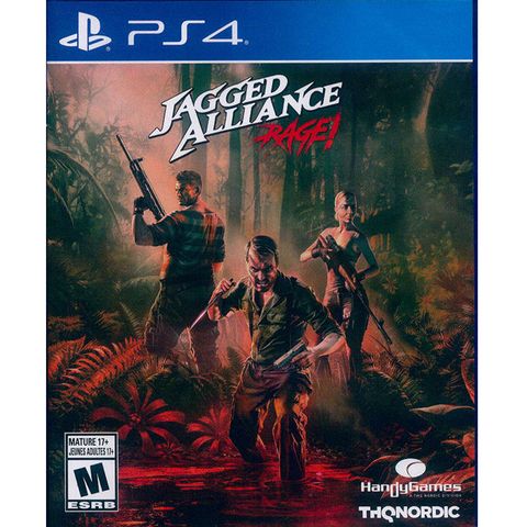 PlayStation PS4《鐵血傭兵狂怒 Jagged Alliance: Rage!》中英日文美版