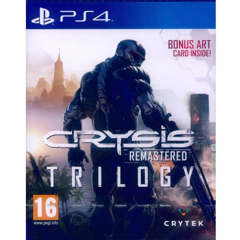 PlayStation PS4《末日之戰 重製版 三部曲 Crysis Trilogy Remastered》中英文歐版