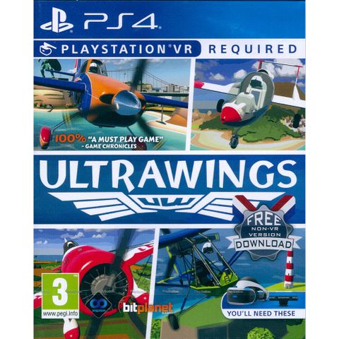 PS4《飛行模擬體驗 Ultrawings》英文歐版 PSVR專用