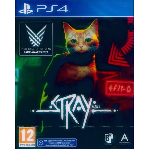 PlayStation PS4《浪貓 Stray》中英日文歐版 可免費升級PS5版本
