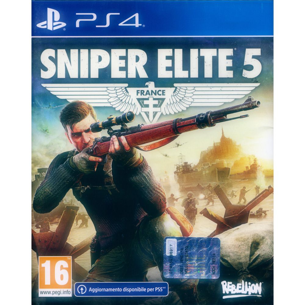 PlayStation PS4《狙擊之神 5 狙擊精英 5 Sniper Elite 5》中英日文歐版 可免費升級PS5版本