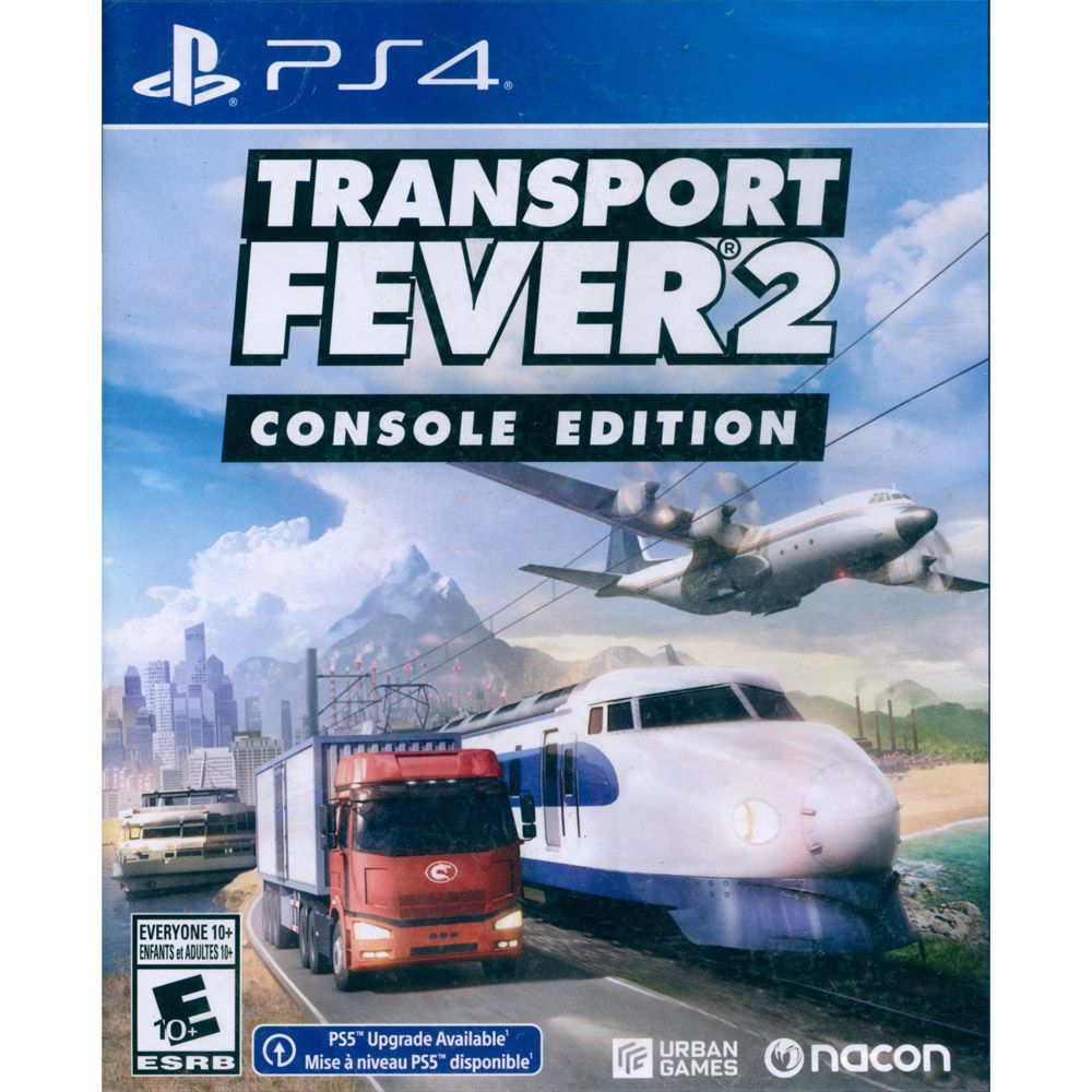 PlayStation PS4《運輸業大亨 2 Transport Fever 2》中英日文美版 可免費升級PS5版本