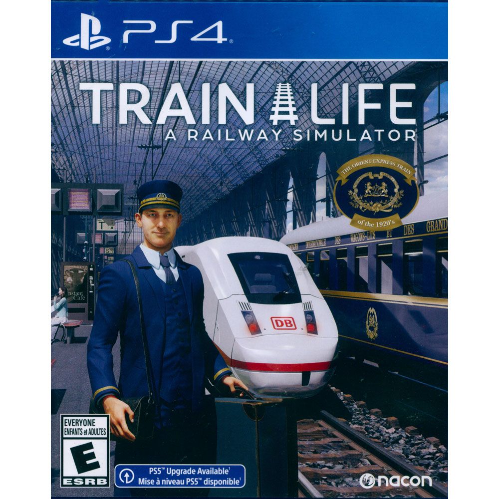 PlayStation PS4《模擬人生鐵道模擬 Train Life Railway Simulator》中英日文美版 可免費升級PS5版本