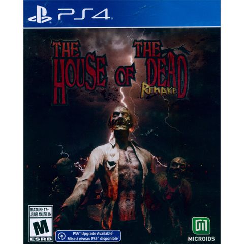 PlayStation PS4《死亡鬼屋 重製版 The House of The Dead Remake》中英日文美版 可免費升級PS5版本