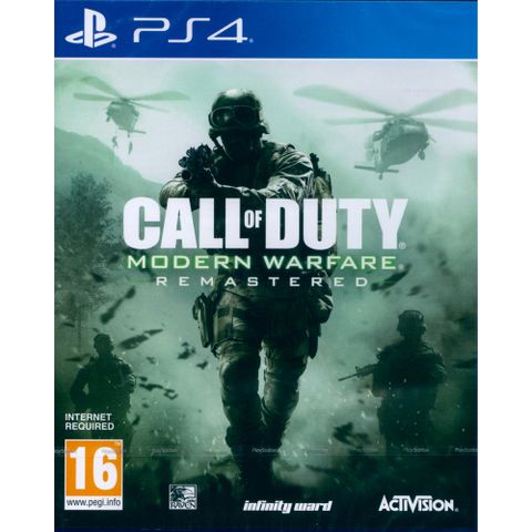PS4《決勝時刻：現代戰爭 重製版 Call of Duty Modern Warfare Remastered》英文歐版