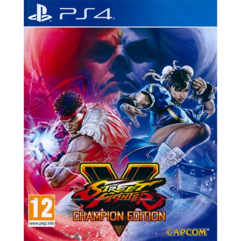 PlayStation PS4《快打旋風 5 冠軍版 Street Fighter V Champion Edition》英日文歐版