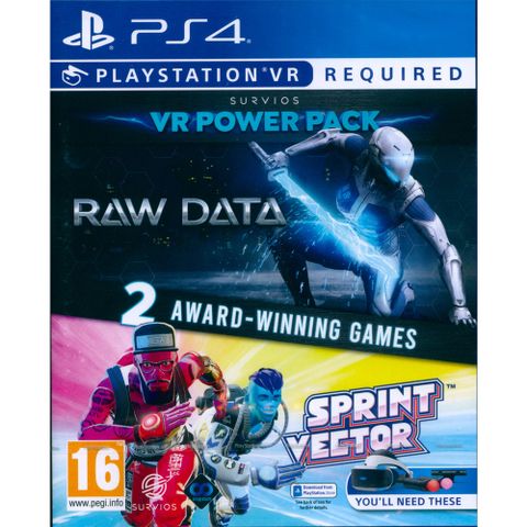 PS4《倖存者 VR 力量包 原生數據 + 疾速軌跡 Survios VR Power Pack》英文歐版 PSVR專用