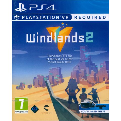 PS4《風之地 2 Windlands 2》英文歐版 PSVR專用