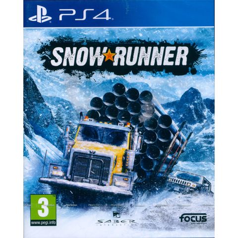 PS4《雪地奔馳 SnowRunner》中英文歐版