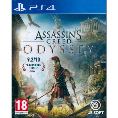 PS4《刺客教條：奧德賽 Assassin's Creed Odyssey》中英文歐版