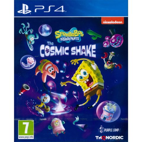 PlayStation PS4《海綿寶寶宇宙大震撼 SpongeBob SquarePants: The Cosmic Shake》中英日文歐版