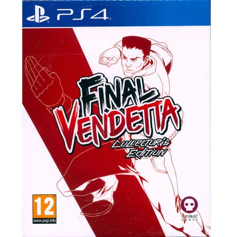 PlayStation PS4《終極復仇 收藏版 Final Vendetta Collectors Edition》中英日文歐版