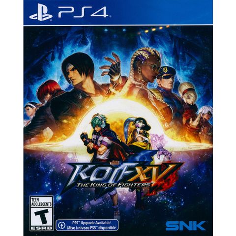 PlayStation PS4《拳皇 XV 格鬥天王 15 The King Of Fighters XV》中英日文美版 支援升級PS5