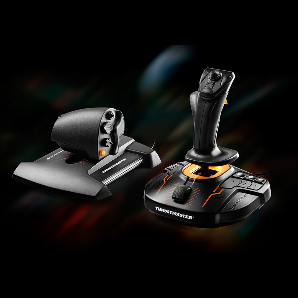 THRUSTMASTER  圖馬思特 T16000M FCS HOTAS 飛行搖桿組