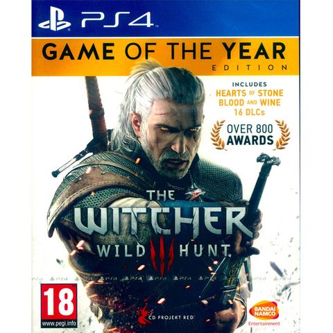 PS4《巫師 3：狂獵 年度最佳遊戲版 The Witcher 3: Wild Hunt Game Of Year Edition》中英文歐版
