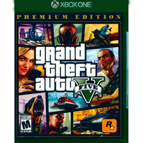 XBOX ONE《俠盜獵車手5 豪華線上版 GTA5 grand theft auto V PREMIUM EDITION》中英文美版