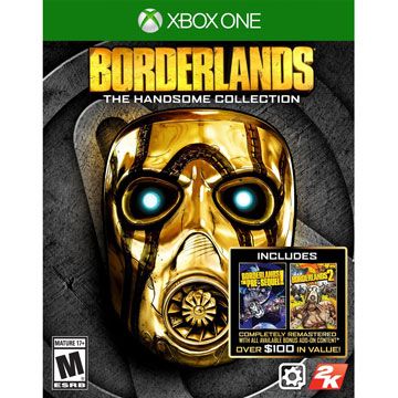 XBOX ONEBORDERLANDSTHE HANDSOME COLLECTIONCLUDESMATURE M OVER  IN