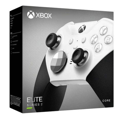 Microsoft 微軟 Xbox  無線控制器 Elite Series 2 Core 白色 輕裝版 +手把包(副廠)