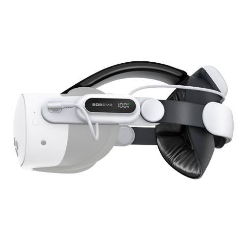 BOBOVR E3 Pro 電池組頭戴 支援電量顯示 (Meta Quest3 & 3S 適用)