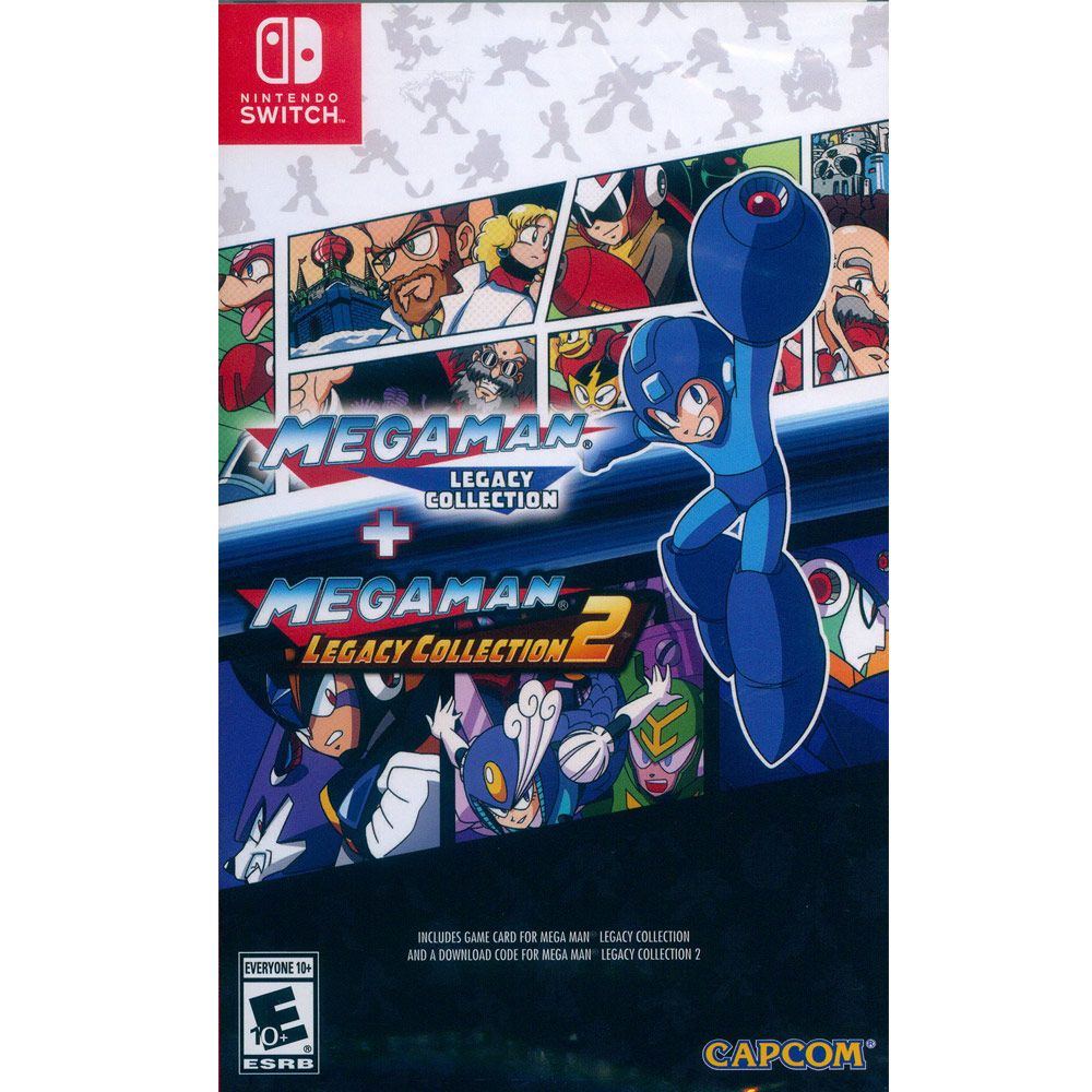 NS Switch《洛克人傳奇合輯1+2 Mega Man Legacy Collection 1 + 2》英