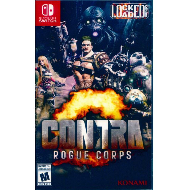 Nintendo 任天堂 NS Switch《魂斗羅 RC 聯盟 鎖定裝填限量版 CONTRA》中英文美版