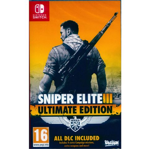 NS Switch《狙擊之神 3 終極版 Sniper Elite 3》英文歐版