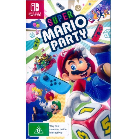 NS Switch《超級瑪利歐派對 Super Mario Party》中英日文歐版