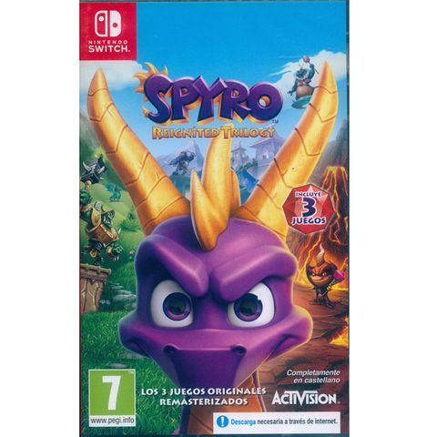 Nintendo 任天堂 NS Switch《寶貝龍重燃三部曲 Spyro Reignited Trilogy》英文歐版