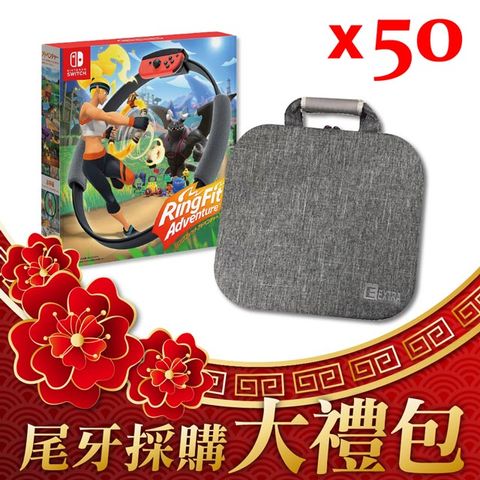 (尾牙採購大禮包) NS 健身環大冒險 中文版+專用收納包50入