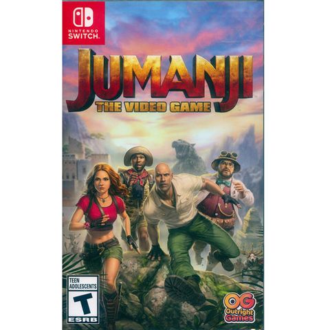 NS Switch《野蠻遊戲：瘋狂叢林 Jumanji：The Video Game 》中英日文美版