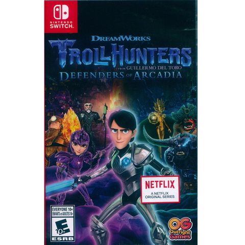 NS Switch《 巨怪獵人 : 阿卡迪亞守護者 Trollhunters Defenders of Arcadia》中英日文美版