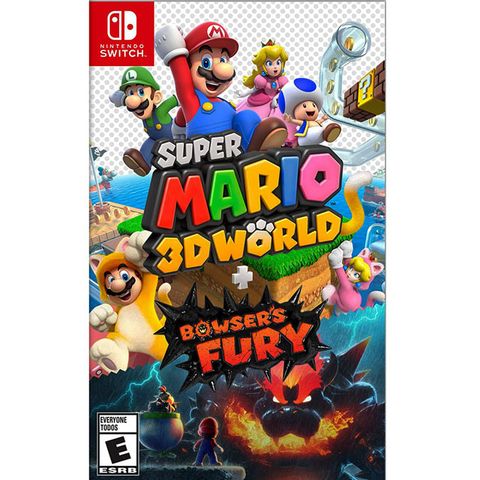 NS Switch《超級瑪利歐 3D 世界 + 狂怒世界 Super Mario 3D World + Fury World》中英日文美版