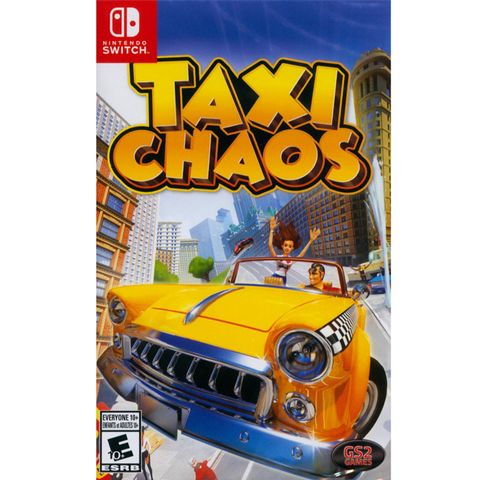 NS Switch《瘋狂司機 載客狂飛 (瘋狂計程車) Taxi Chaos》中英文美版