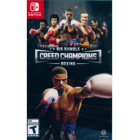 NS Switch《拳擊大亂鬥 金牌拳手 Big Rumble Boxing : Creed Champions》英文美版