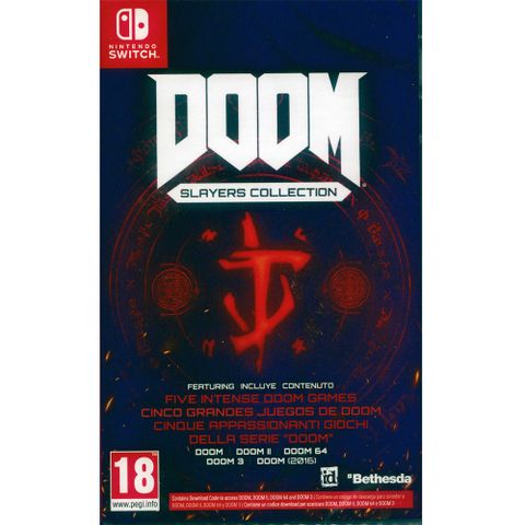 NS Switch《DOOM：毀滅戰士 典藏版合輯 Doom: Slayers Collection》中英文歐版
