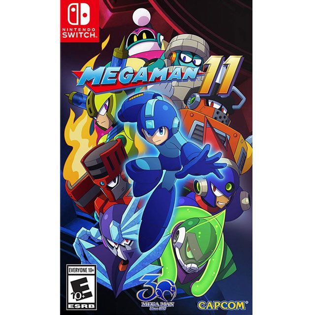 Nintendo 任天堂 NS Switch《洛克人 11命運的齒輪Mega Man 11》中英日文美版