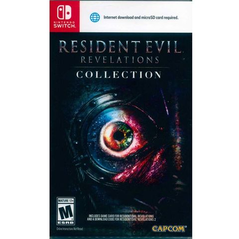 Nintendo Switch《惡靈古堡：啟示 1+2 合輯 Resident Evil Revelations Collection》中英日文美版