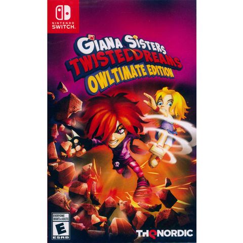 OHIOSPORT NS Switch《潔安娜姐妹扭曲夢境 最終版 Giana Sisters: Twisted Dreams - Owltimate Edition-》中英日文美版