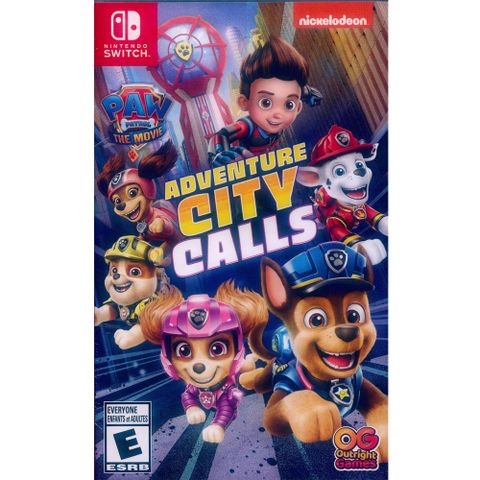 Nintendo 任天堂 NS Switch《汪汪隊立大功電影版 冒險城的呼喚 PAW Patrol The Movie: Adventure City Calls》英日文美版