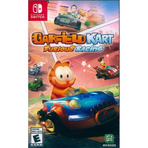 Nintendo 任天堂 NS Switch《加菲貓卡丁車瘋狂競速 Garfield Kart: Furious Racing》英文美版