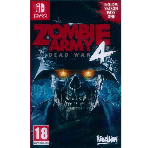 Nintendo 任天堂 NS Switch《殭屍部隊死亡戰爭 4 Zombie Army 4: Dead War》中英日文歐版