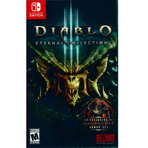 NS Switch《暗黑破壞神 3：永恆之戰版 Diablo III Eternal Collection》中英文亞版(美版)