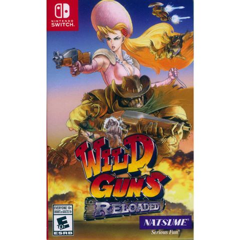 NS Switch《狂野神槍：重裝上陣 Wild Guns: Reloaded》英文美版