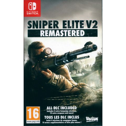 NS Switch《狙擊之神 V2 重製版 Sniper Elite V2 Remastered》中英日文歐版
