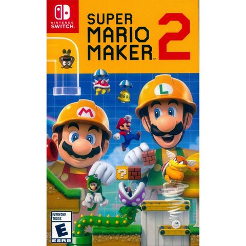 NS Switch《超級瑪利歐創作家 2 Super Mario Maker 2》中英日文美版