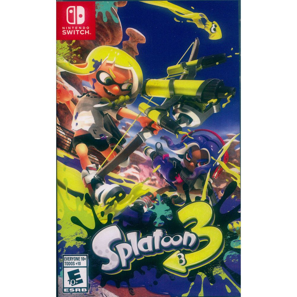 Nintendo 任天堂 Ns Switch《斯普拉遁 3 漆彈大作戰3 Splatoon 3》中英日文美版 Pchome 24h購物 6062