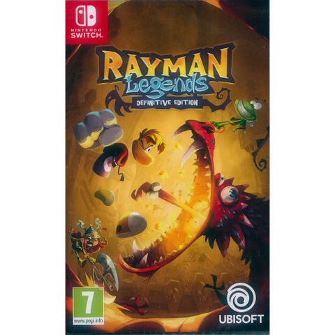 Nintendo Switch《雷射超人：傳奇 決定版 Rayman Legends Definitive Edition》英文歐版